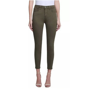 L'Agence Pants Margot high rise skinny olive size 30